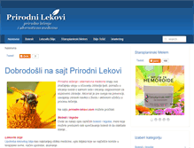 Tablet Screenshot of prirodni-lekovi.com